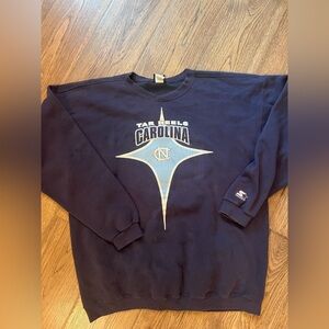 Vintage UNC Tar Heels Starter Sweatshirt XL